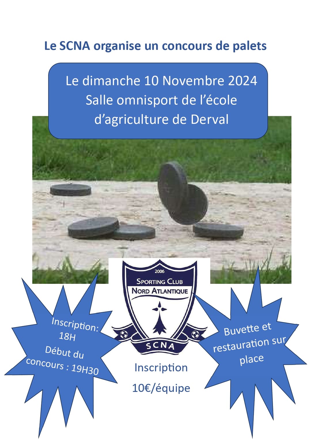 Image de l'article Concours de palets le dimanche 10 Novembre