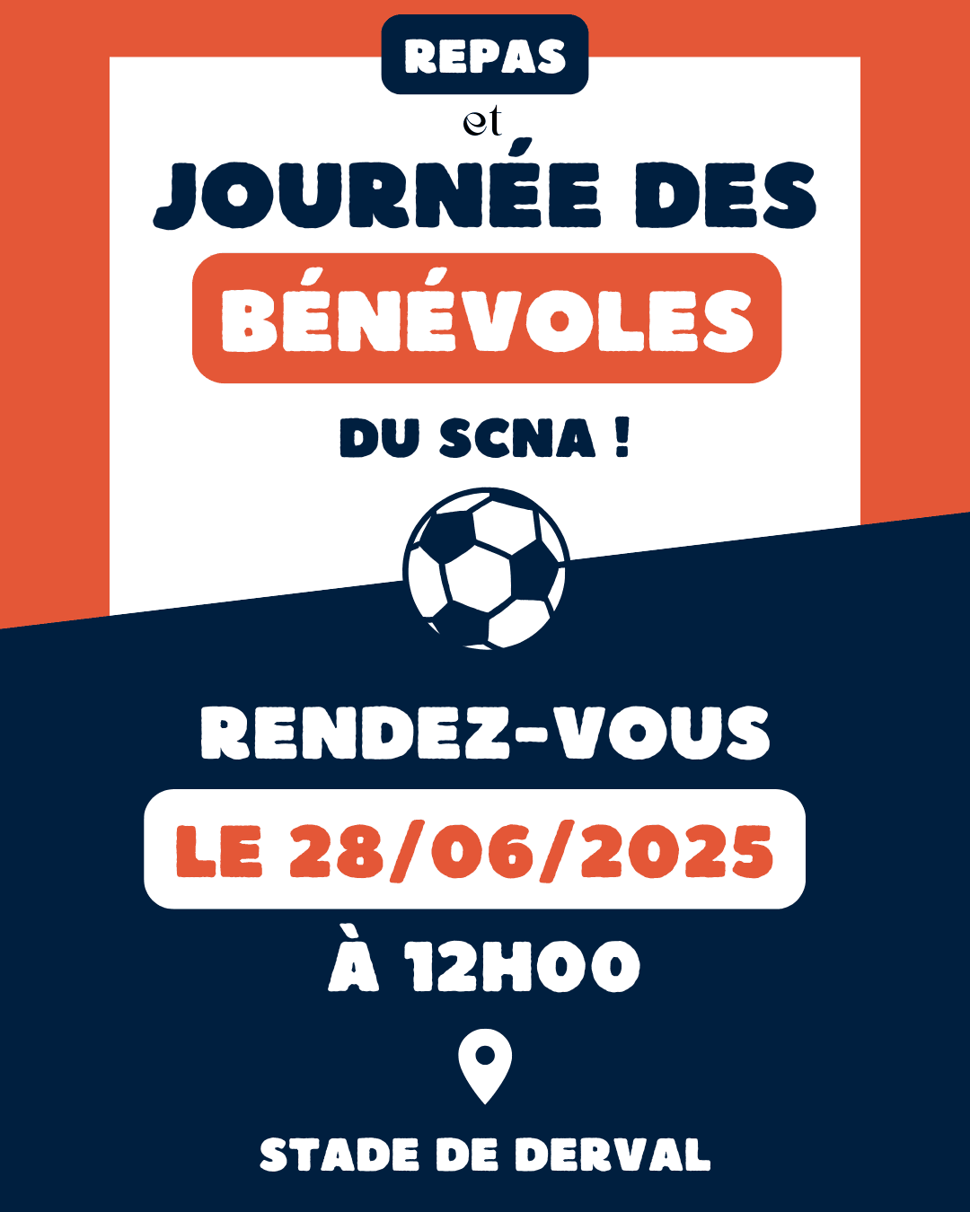 Repas des bénévoles et journée conviviale du SCNA