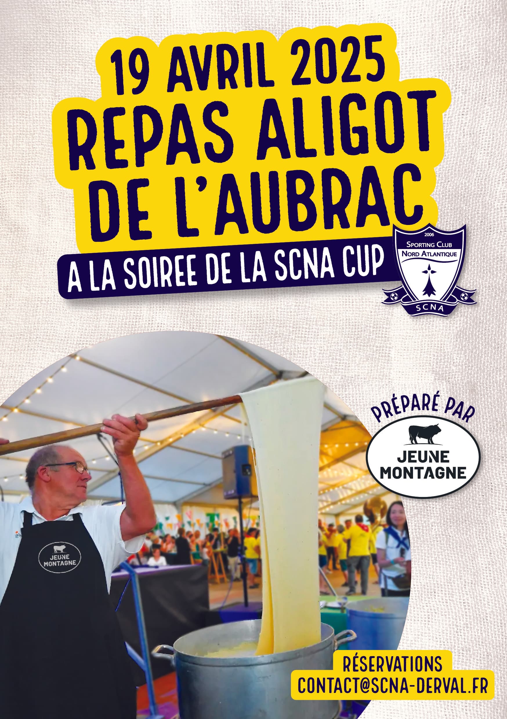 Illustration : La soirée aligot de la SCNA CUP !
