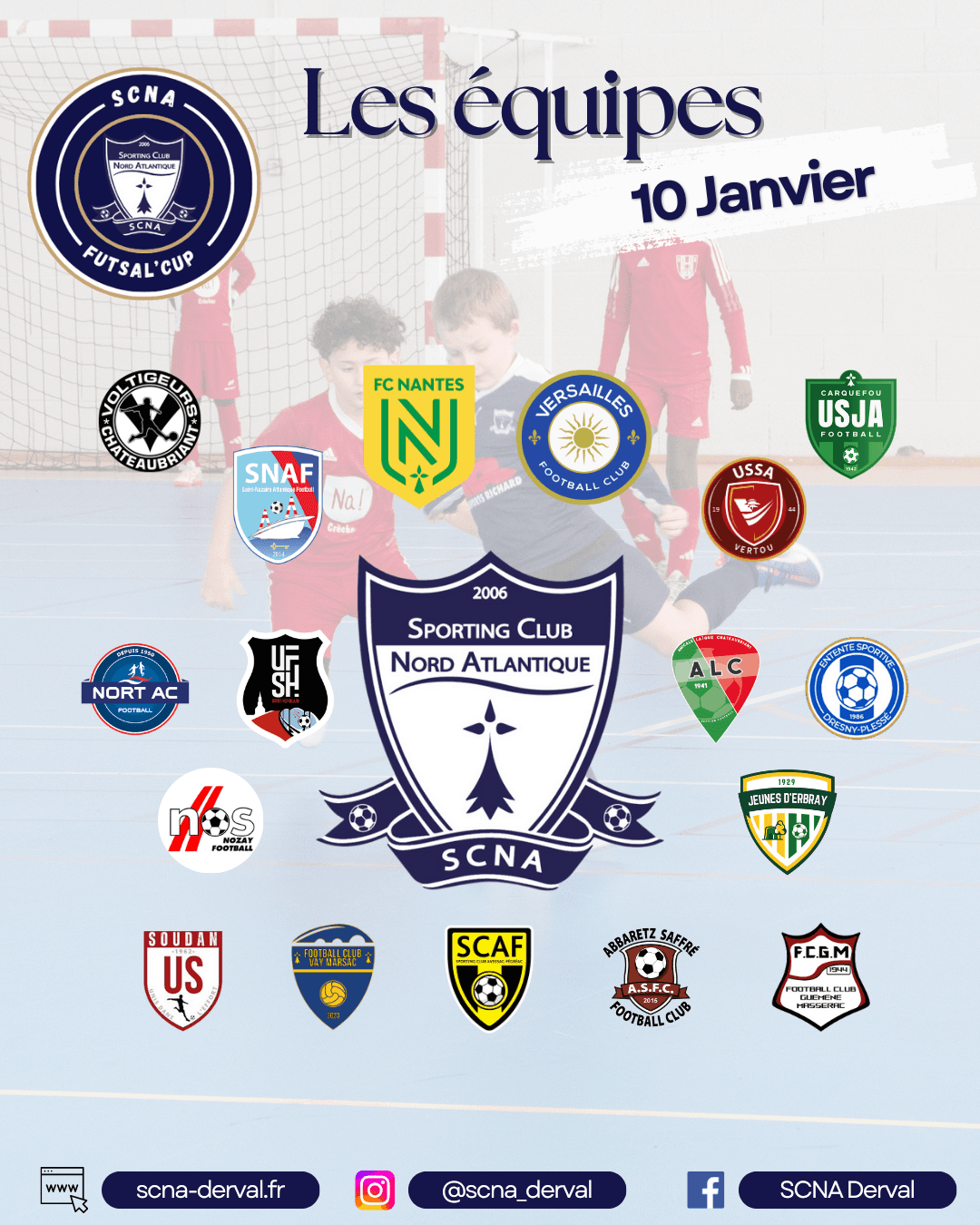 Illustration : SCNA Futsal'Cup 2026 - Les équipes participantes