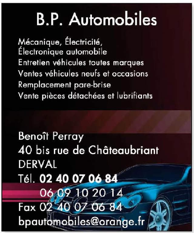 Logo du sponsors : BP Automobiles