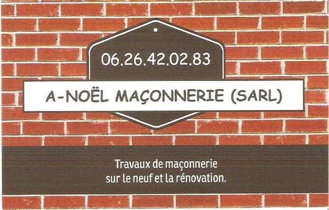 Logo du sponsors : A-Noël Maçonnerie