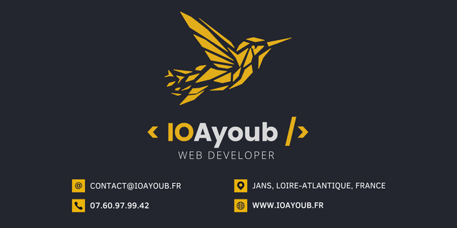 Logo du sponsors : ioayoub - Développeur web