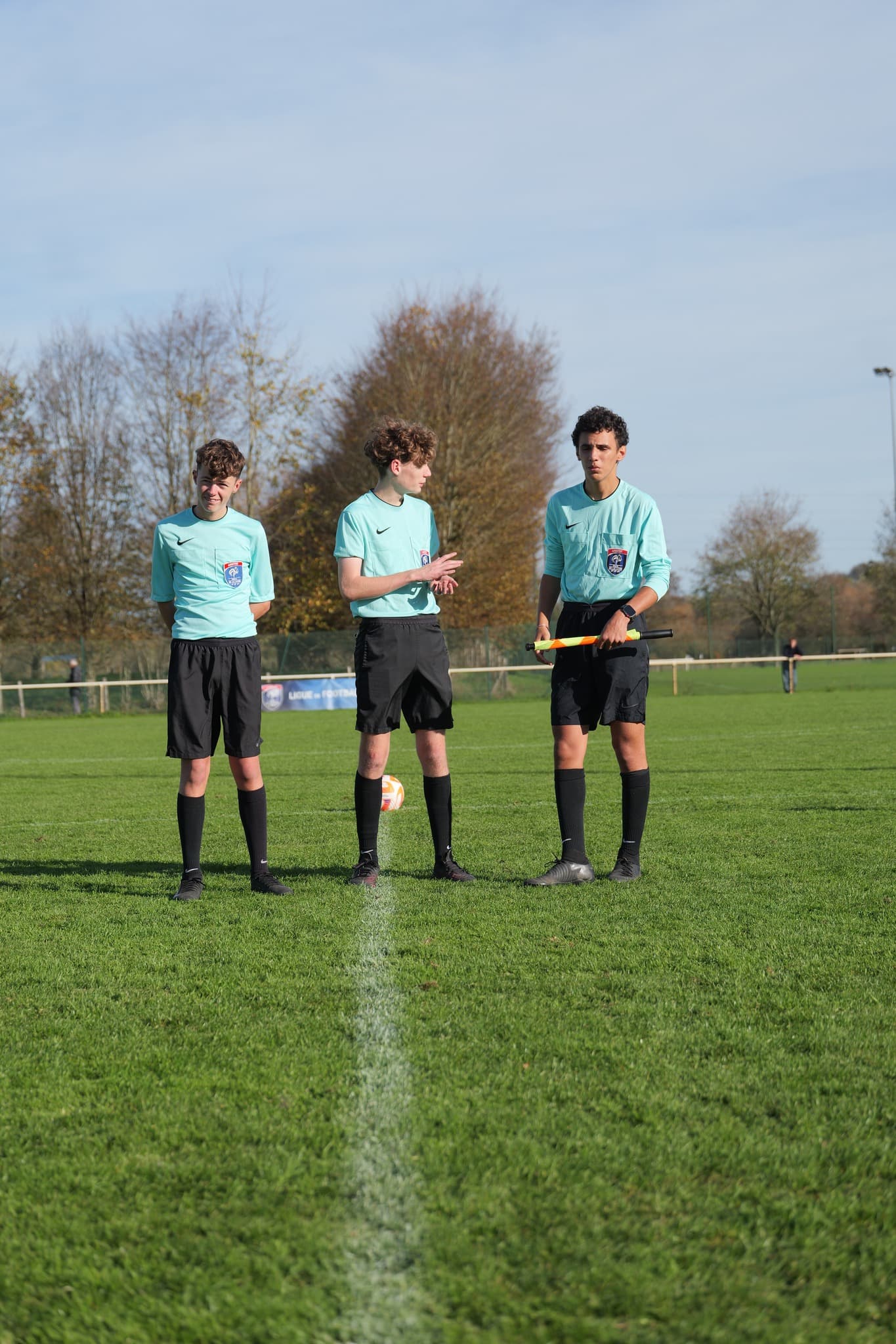 Miniature Wassim, arbitre sur un match du Pôle Espoirs