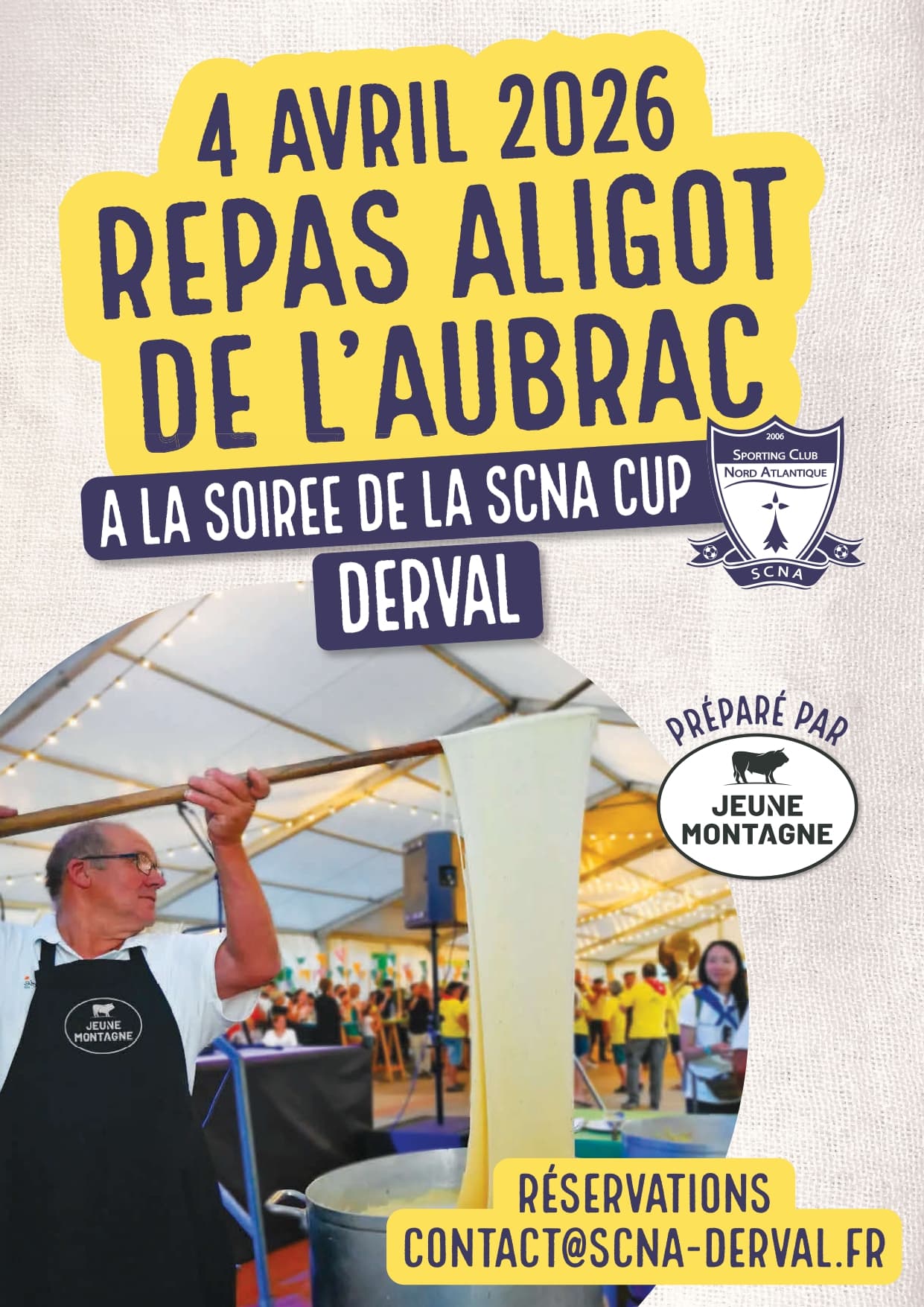 Illustration : Soirée aligot de la SCNA CUP