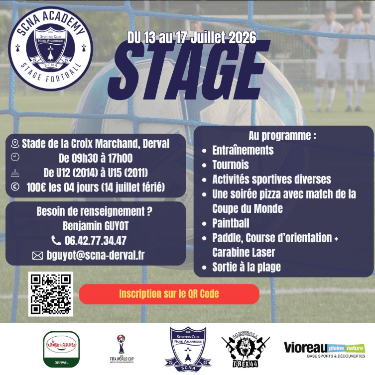 Stages d'été SCNA ACADEMY