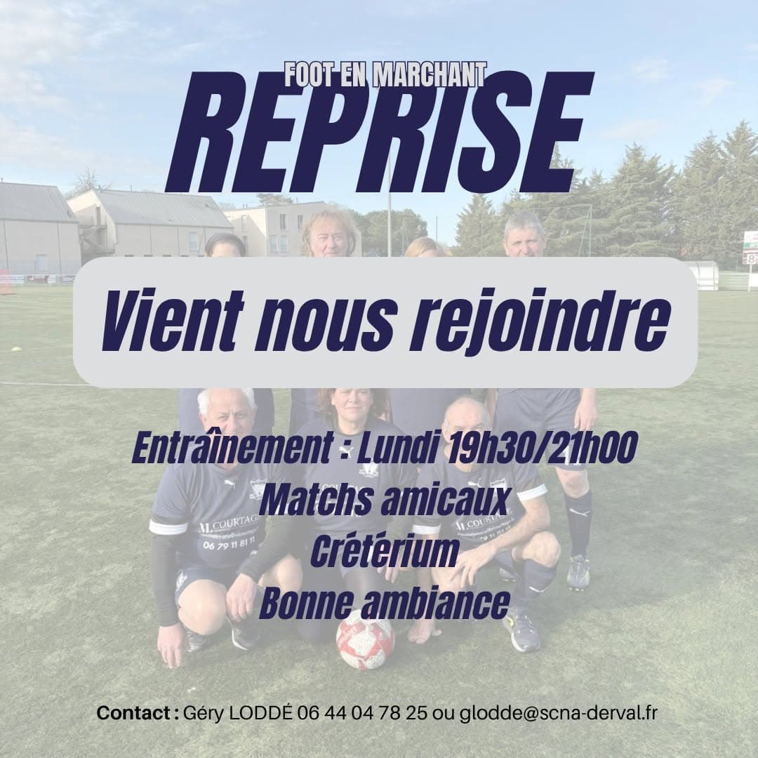 Miniature Reprise du foot en marchant !