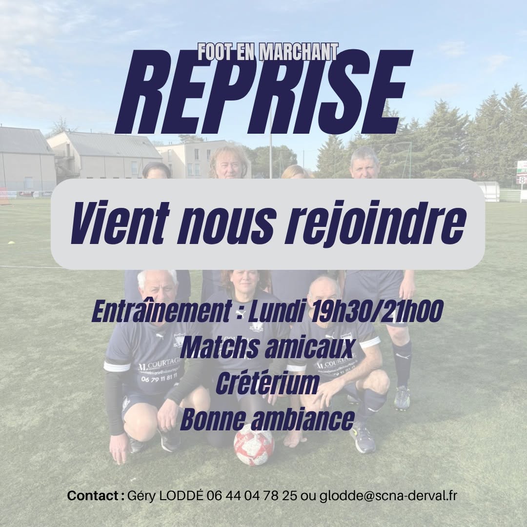 Reprise du foot en marchant !