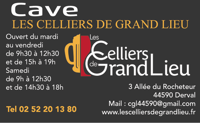 Logo du sponsors : Les celliers de grand lieu