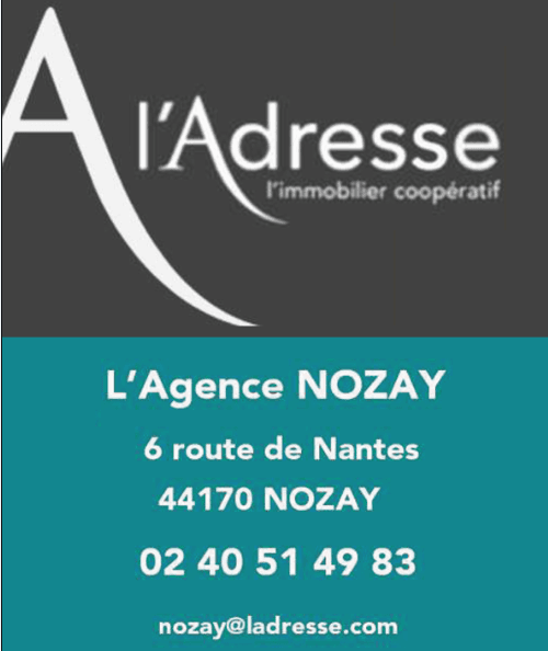 Logo du sponsors : L'adresse Immobilier - Nozay