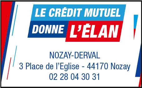 Logo du sponsors : Crédit Mutuel - Nozay Derval